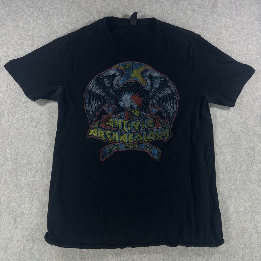 Antique Archaeology American Pickers Mens 2009 Pickin Tour Tee Black Size Small